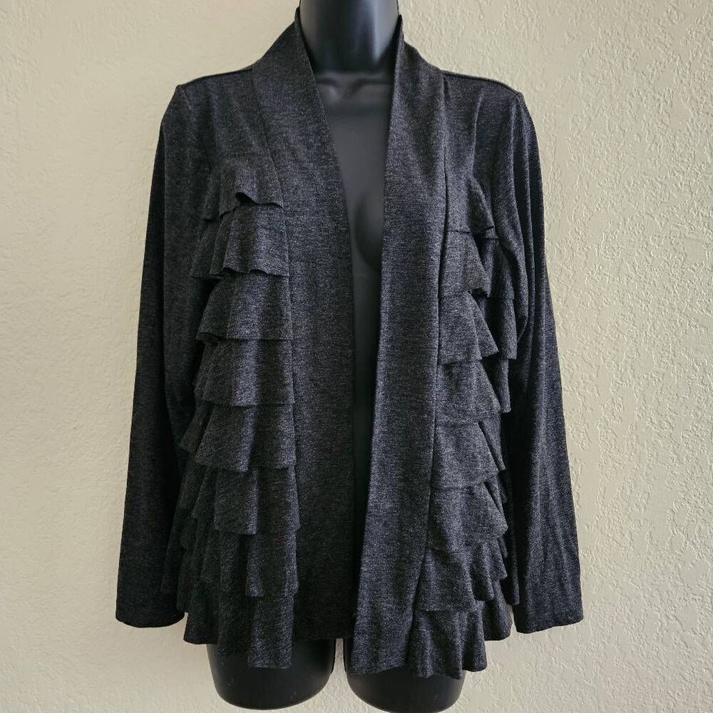 Marc Bouwer Ruffled Cardigan